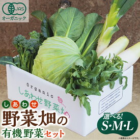 【ふるさと納税】しあわせ野菜畑の有機野菜　 (Lセット、Mセット、Sセット)_ 野菜 有機野菜 セット 人気 おすすめ 送料無料 冷蔵 オーガニック 有機JAS 【配送不可地域：離島・北海道・沖縄県・四国・九州】【G1493216】