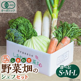【ふるさと納税】しあわせ野菜畑のシェフセット　 (Lセット、Mセット、Sセット)【配送不可地域：離島・北海道・沖縄県・四国・九州】【G1608189】