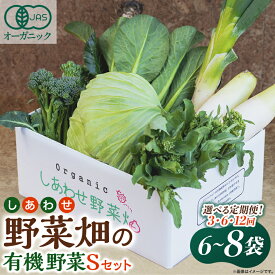 【ふるさと納税】【定期便】しあわせ野菜畑の有機野菜(Sセット)3回、6回、12回(有機JAS認証　オーガニック野菜)_ 定期便 野菜 有機野菜 セット 人気 おすすめ 送料無料 冷蔵 オーガニック 有機JAS 【配送不可地域：離島・北海道・沖縄県・四国・九州】【G4065992】
