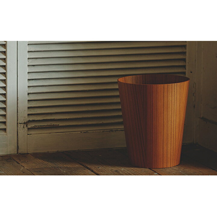 楽天市場 ふるさと納税 サイトーウッドbasket チークグレインmサイズ 工芸品 ウッド インテリア ゴミ箱 静岡県藤枝市