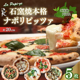 【ふるさと納税】 ご当地グルメ 石窯焼 冷凍 ピッツァ 5枚 セット 冷凍ピザ 各 1枚 × 5枚 20cm マルゲリータ ジェノベーゼ てりやき チキン ジェノヴァ クアットロフォルマッジ イタリアン ナポリ ピザ 手作り 窯焼き チーズ トマト バジル 藤枝市 静岡県