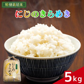 【ふるさと納税】 米 にじのきらめき 5kg 農家直送 特別栽培米 精米 令和7年度産 お米 贈り物 人気米 ご飯 白米 コメ 贈答 静岡県 藤枝市 新生活
