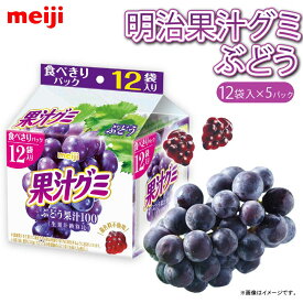 【ふるさと納税】 明治 果汁グミ スマートパック ぶどう 163g × 5個 ブドウ 葡萄 グミ お菓子 おやつ フルーツ 果物 果汁 詰め合わせ 詰合せ セット まとめ買い 静岡県 藤枝市