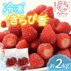 【ふるさと納税】 いちご 冷凍 約2kg きらぴ香 完熟 苺 産地直送 フレッシュ イチゴ 贈答 フルーツ 果物 国産 冷凍苺 ストロベリー 冷凍フルーツ かき氷 スムージー デザート スイーツ 高糖度 朝食 おやつ ジャム アイス トッピング 藤枝市 静岡県