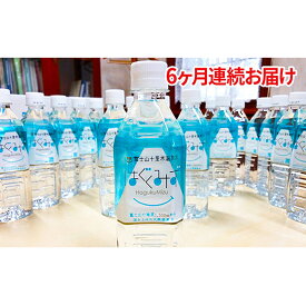 【ふるさと納税】はぐくみず　500mlペットボトル24本入り 6ヶ月連続お届け　飲料類・水・ミネラルウォーター・頒布会