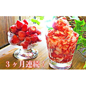 【ふるさと納税】3ヶ月連続！裾野産完熟冷凍イチゴ2kg 果物 フルーツ いちご 苺