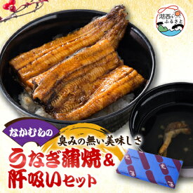 【ふるさと納税】中村のうなぎ蒲焼+さんしょう+肝+吸い物【配送不可地域：離島】【1397955】