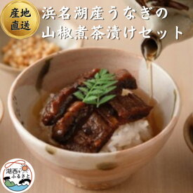 【ふるさと納税】【 国産 】 浜名湖うなぎ の 山椒煮 茶漬け セット お祝い事にも喜ばれる上質包装!_ うなぎ ウナギ 鰻 浜名湖産 浜名湖 静岡県 湖西市 ふるさと 惣菜 おかず 人気 美味しい 【配送不可地域：離島】【1487459】