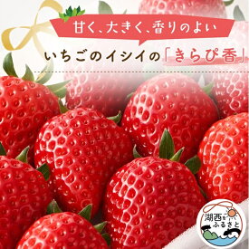 【ふるさと納税】【静岡県産いちご】きらぴ香 280g×4パック【配送不可地域：離島・北海道・沖縄県・東北・中国・四国・九州】【1561175】