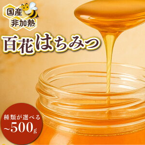 【ふるさと納税】 はちみつ 百花蜜 選べる 食べ比べ 300g〜500g 国産 大上養蜂 ニホンミツバチ 西洋ミツバチ 純粋 高糖度 保存食 母の日 父の日 敬老の日 簡単 食卓 安心 安全 非加熱 天然 100%