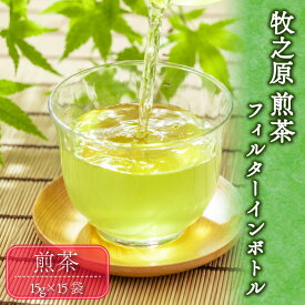 【ふるさと納税】 フィルターインボトル と 煎茶のセット 煎茶 15g×15袋 フィルターインボトル 1本 茶葉 簡単 おいしい 水出し茶 煎茶 セット 緑茶 冷茶 ティーポット 急須 ボトル おすすめ お茶 静岡茶 夏 ギフト プレゼント 贈り物 牧之原市 静岡県 富士勝茶農業協同組合