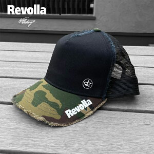 【ふるさと納税】 帽子 ハット キャップ ファッション ツイル ダメージ加工 メッシュ REVOLLA ヘッドウェア アクセサリー 被り物 日よけ UV対策 紫外線対策 アウトドア スポーツ 野球帽 サイズ