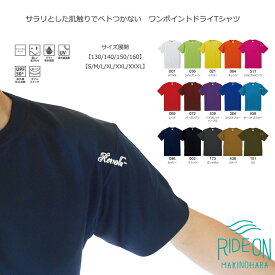 【ふるさと納税】005-126　さらりとした肌触りでベトつかない ワンポイントドライTシャツ/ 静岡県