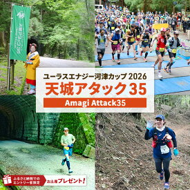 【ふるさと納税】トレイルランニング大会「ユーラスエナジー河津カップ2026　天城アタック35」参加券　チケット スポーツ 出走権 ランニング トレイルラン 名所巡り 河津七滝 伊豆半島 河津町 静岡