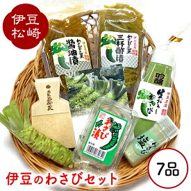 【ふるさと納税】伊豆のわさび7品セット わさび セット wasabi 生わさび おろし 茎漬け おろし器