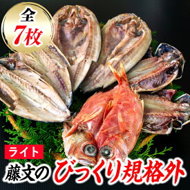 【ふるさと納税】 干物 ひもの セット 金目 あじ ほっけ ギフト 御中元 御歳暮 伊豆 藤文の「びっくり規格外　ライト」[0823247]