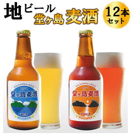 【ふるさと納税】 ビール 麦酒 地ビール 瓶 ご当地 堂ヶ島 飲み比べ クラフトビール 伊豆 西伊豆 地ビール「堂ヶ島麦酒」12本セット