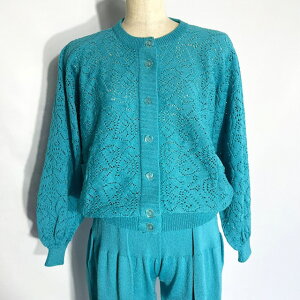 yӂ邳Ɣ[Łz48 sky blue knit jacket