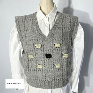 yӂ邳Ɣ[Łz284 SHEEP MOTIF VEST