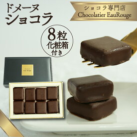 【ふるさと納税】 ドメーヌ ショコラ 8粒 化粧箱入り チョコレート カカオ 豆 冷凍 母の日 贈答 ギフト プレゼント バレンタイン チョコ クリスマス 高級 静岡県 長泉町