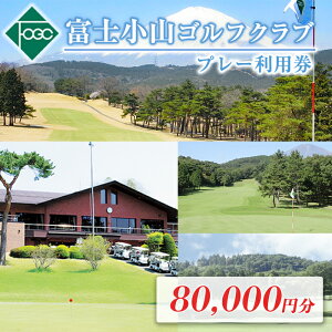 【ふるさと納税】富士小山G・C プレー 利用券 | 4000円分〜 選べる 利用券 チケット 1枚 4000円×1枚〜 5枚 10枚 20枚 【小山町内 ゴルフ場 共通利用券】 体験 チケット ゴルフ ゴルフ場 18ホール ゴ