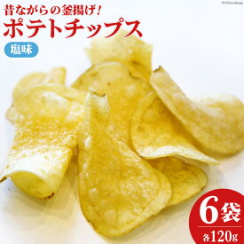 【ふるさと納税】 ポテトチップス 松浦食品ポテトチップス塩味 120g×6袋 詰め合わせ [静岡伊勢丹(松浦食品) 静岡県 吉田町 22424273] 小袋 個包装 小分け セット ポテト ポテチ ポテトチップ スナック
