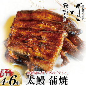 【ふるさと納税】 ブランド鰻【でしこ】 うなぎ 国産 静岡 太鰻 蒲焼 太串 110g 4串 or 6串 計440g〜660g 選べる量 [ヤママツ村田商店 静岡県 吉田町 22424604] 鰻 ウナギ unagi 蒲焼き 鰻蒲焼き 雌鰻 雌 メス でしこ 養鰻 静岡県産 真空パック 冷凍
