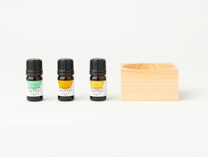 【ふるさと納税】70-2 KAGYA JAPAN エッセンシャルオイル5ml 【SUGI】【HINOKI】【YUZU】3本セット&KAGYAオリジナル ヒノキのディフューザー