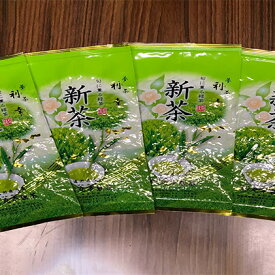 【ふるさと納税】茶匠 本夛利吉 作　最高級煎茶【夢茶　利幸】 飲料類 お茶 静岡県産 日本茶 茶葉 4パックセット