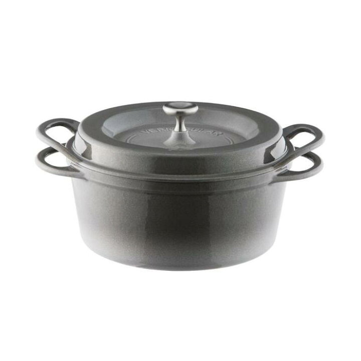 ふるさと納税 名古屋市 バーミキュラ オーブンポット2 22cm 浅型(オイスターグレー) ふるさと納税バーミキュラ 【ふるさと納税】バーミキュラ オーブンポットラウンド22cm（パールグレー）