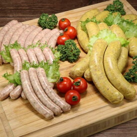 【ふるさと納税】【こだわりの自家製】ミートガイ手作り生ソーセージセット(メープル＆マイルドカレー)