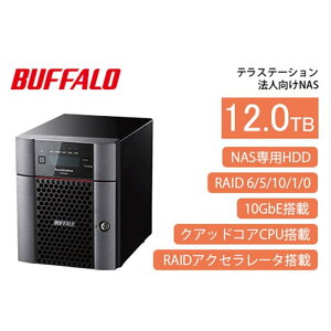 yӂ邳Ɣ[ŁzBUFFALO/obt@[@TeraStation TS5420DNV[Y 4hCu fXNgbv 12TB/TS5420DN1204