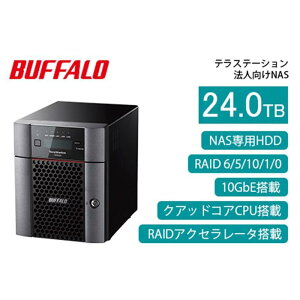 yӂ邳Ɣ[ŁzBUFFALO/obt@[@TeraStation TS5420DNV[Y 4hCu fXNgbv 24TB/TS5420DN2404