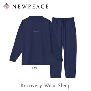 yӂ邳Ɣ[ŁzNEWPEACE Recovery Wear Sleep Set LongylCr[^O[Wz