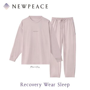 yӂ邳Ɣ[ŁzNEWPEACE Recovery Wear Sleep Set LongylCr[^O[Wz