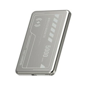 【ふるさと納税】【MagSafe対応 iPhone16充電】モバイルバッテリー ワイヤレス充電器 5000mAh/19.25Wh