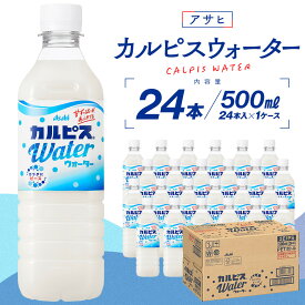 【ふるさと納税】アサヒカルピスウォーターPET500ml　24本入　1ケース | 飲料 飲み物 ドリンク PET ペットボトル アサヒ 人気 定番 有名 おすすめ 送料無料