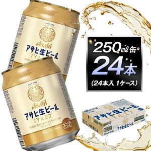 【ふるさと納税】アサヒ生ビールマルエフ250ml缶 24本入 1ケース
