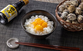【ふるさと納税】【健康的な朝食に】生産量日本一！豊橋のうずら卵かけごはんセット