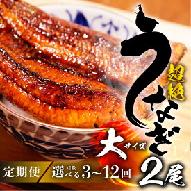 【ふるさと納税】 国産うなぎ 定期便 大2尾 選べる 3回 6回 12回『1ヵ月に1回お届け』 蒲焼 2尾 鰻 国産 タレ付 セット 厳選 超絶うなぎ ウナギ 蒲焼 かば焼き 丑の日 高級 贅沢 ご褒美 定期便 3ヶ月 6ヶ月 12ヶ月 うな重 うな丼 ひつまぶし 冷凍 愛知県 豊橋市 豊橋