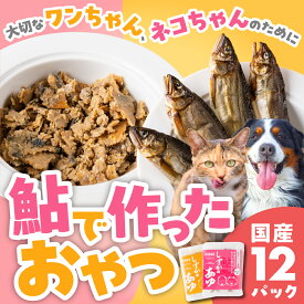 【ふるさと納税】豊橋産 アユ ペットフード 12パック ドッグフード ペット キャットフード 犬 いぬ 猫 ねこ おやつ お手軽 おためし 低脂質 安全 国産 送料無料