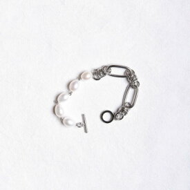 【ふるさと納税】pearl bracelet silver men's【1344014】