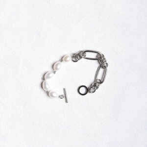 yӂ邳Ɣ[Łzpearl bracelet silver men'sy1344014z