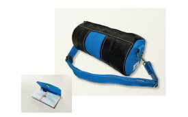 【ふるさと納税】消防ホース製　ドラム型バッグとカードケース