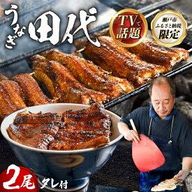【ふるさと納税】【TVで話題沸騰！】炭火焼き 国産うなぎ 蒲焼 2尾 / うなぎ 鰻 ウナギ 取り寄せ グルメ / 瀬戸市 / うなぎ田代 [BBCA002]