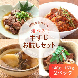 【ふるさと納税】【選べる！】お試し【レトルト食品】牛すじセット | 惣菜 おかず お惣菜 おそうざい 冷凍食品 冷凍おかず 電子レンジ レンチン 温めるだけ