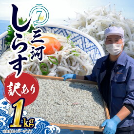 【ふるさと納税】訳あり しらす干し 国産 1kg 箱入 三河しらす 塩分控えめ しらす のし対応可 ご飯のお供 おつまみ しらす丼 サラダ 海産物 冷凍 お取り寄せ 食品 愛知県 碧南市 送料無料