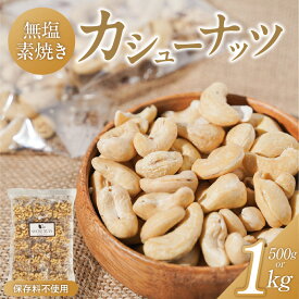 【ふるさと納税】直火焙煎 無塩 素焼き カシューナッツ 選べる 内容量 500g 1kg 保存料 無添加 香ばしさ 甘さ 小腹 食べ過ぎ防止 ダイエット バランス食 健康志向 おやつ おつまみ お取り寄せ シュクレナッツ sucre nuts 愛知県 碧南市 送料無料