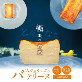 【ふるさと納税】（約200g） バスク風 チーズ テリーヌ 200g グルテンフリー 保存料不使用 手づくり なめらか 火入れのプロ 極限の食感 卵のコク てんさい糖 やさしい甘み スイーツ デザート 冷凍 愛知県 碧南市 お取り寄せ お取り寄せスイーツ 送料無料