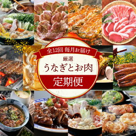 【ふるさと納税】碧南市がチョイスした厳選定期便! 【全12回】厳選!うなぎとお肉の定期便(毎月お届け) ひつまぶし とんてき 豚肉 ハム ソーセージセット 鶏鍋 つみれ鍋 生姜焼き グリルステーキ 加工品 お取り寄せ お取り寄せグルメ 愛知県 碧南市 送料無料